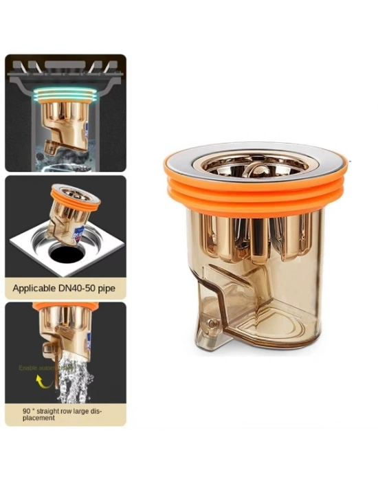 Koku ve Geri Akış Önleyici Gider Aparatı