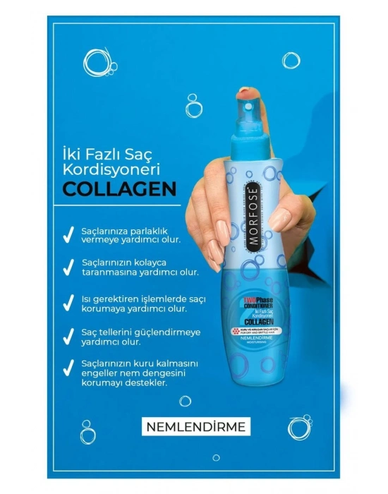 Kolajen Çift Fazlı Kondisyoner Fön Suyu 240 ML - mrfs