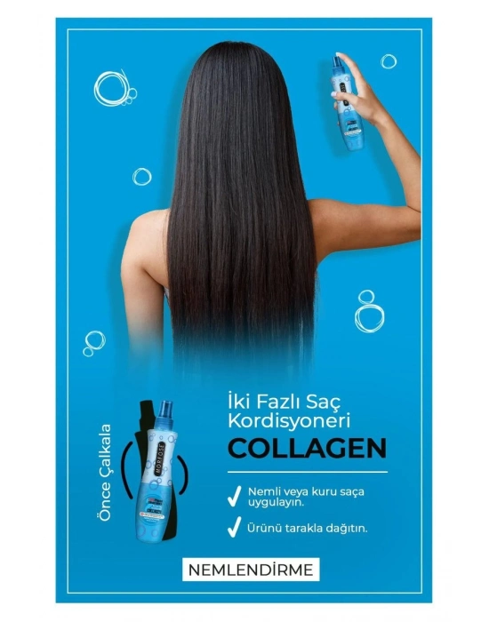 Kolajen Çift Fazlı Kondisyoner Fön Suyu 240 ML - mrfs