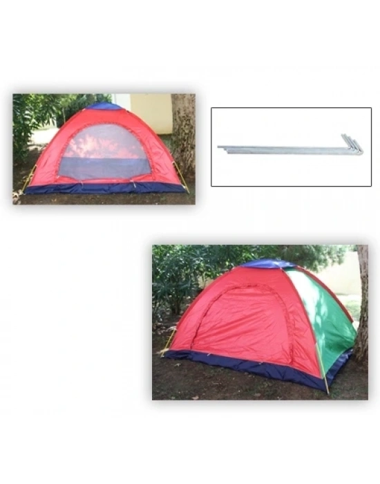 Kolay Kurulumlu Kamp Çadırı 3 - 4 Kişilik -taşıma Çantalı