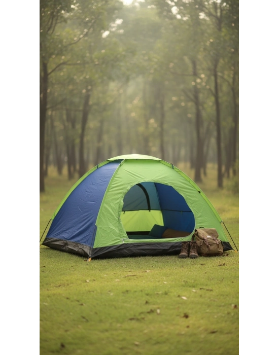 Kolay Kurulumlu Pratik Kamp Çadırı 6 Kişilik  (220x250x150)