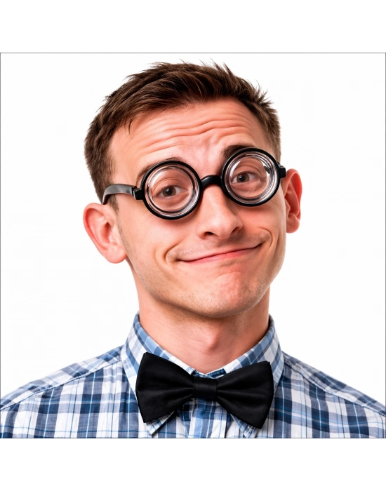 Komik Şişe Altlığı Gözlük - Absürt Şişe Dibi Tabanlı Komik Gözlük