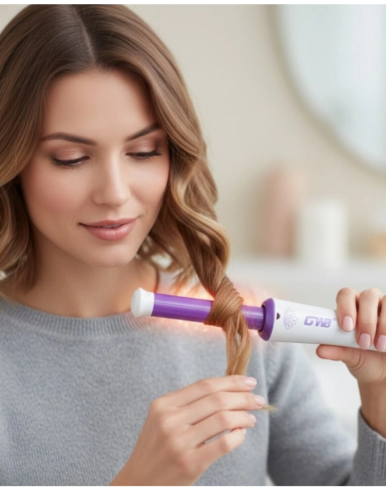 ® Kompakt Seyahat Tipi Saç Maşası – Parlak ve Sağlıklı Bukleler