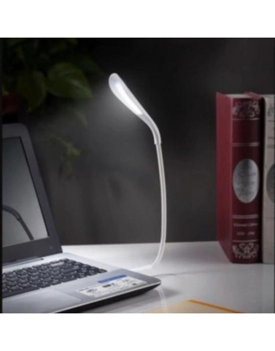 Kompakt USB Beyaz 14 Ledli 3 Kademeli Dokunmatik Okuma Lambası