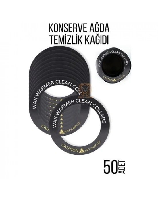 Konserve Ağda Koruyucu Karton Temizlik Kağıdı 50 Adet