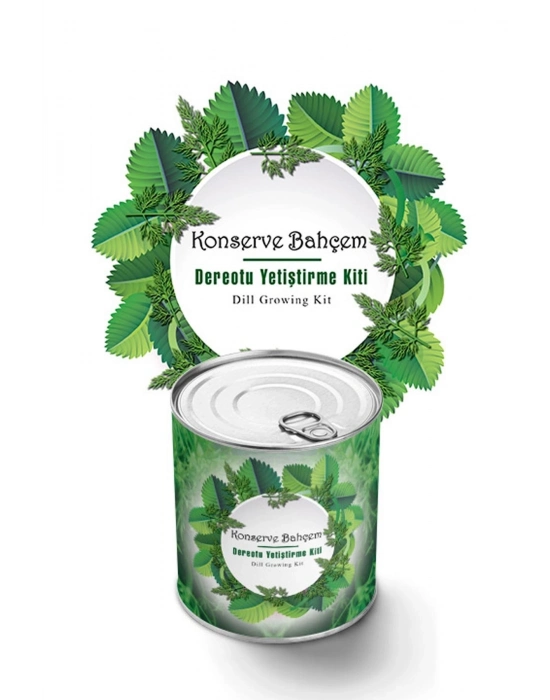 ®  Konserve Bahçem Evde Konservede Dereotu Yetiştirme Kiti Aparatı