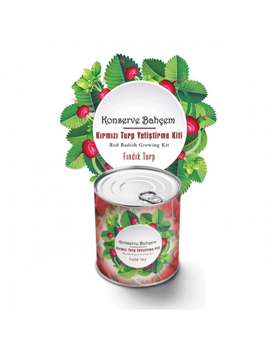 ®  Konserve Bahçem Evde Konservede Fındık Turp Yetiştirme Kiti