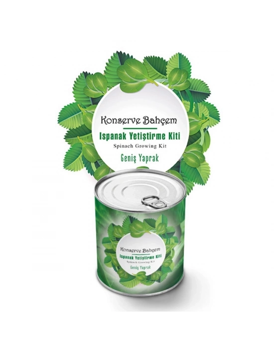 ®  Konserve Bahçem Evde Konservede Kolay Ispanak Yetiştirme Kiti
