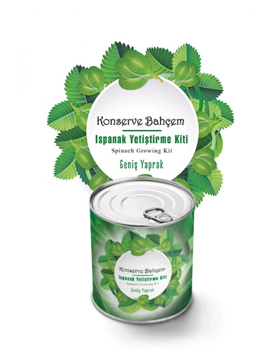 ®  Konserve Bahçem Evde Konservede Kolay Ispanak Yetiştirme Kiti