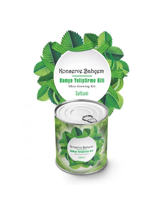 ®  Konserve Bahçem Evde Konservede Sultani Bamya Yetiştirme Kiti