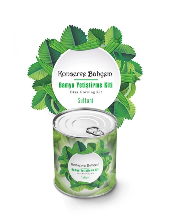 ®  Konserve Bahçem Evde Konservede Sultani Bamya Yetiştirme Kiti