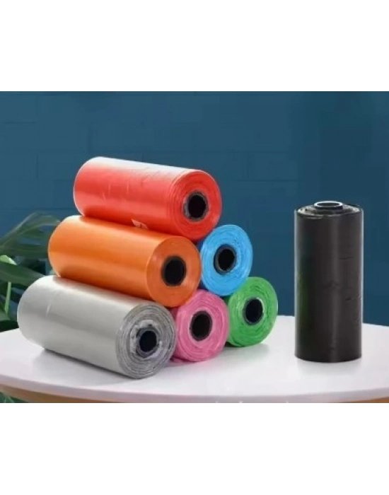 ® Köpek Dışkı Poşeti 4lü Düz Renk Set