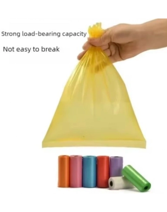 ® Köpek Dışkı Poşeti 4lü Düz Renk Set