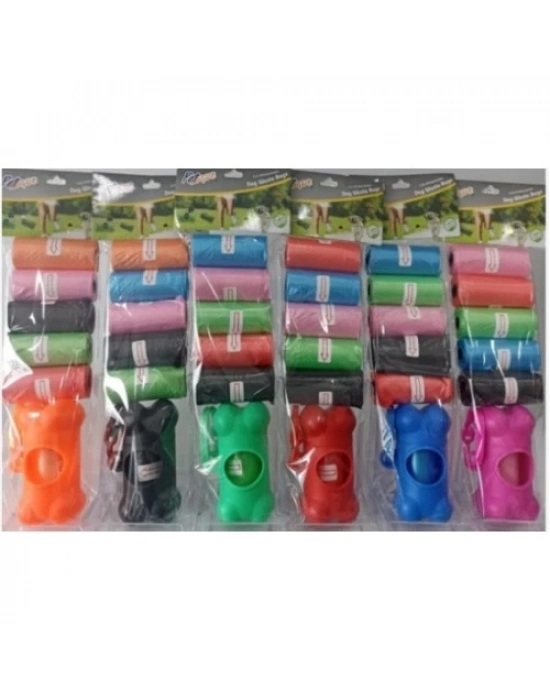 Köpek Dışkı Poşeti Seti 5+1