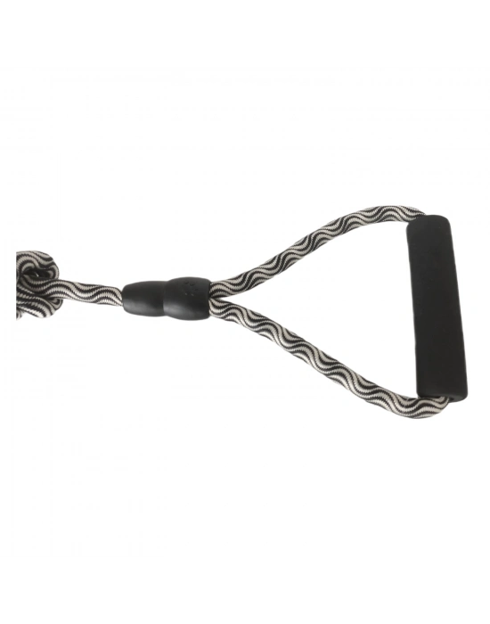 Köpek Göğüs Tasma Seti Dalga Desenli 2.5 cm*50-72 cm Siyah-Beyaz