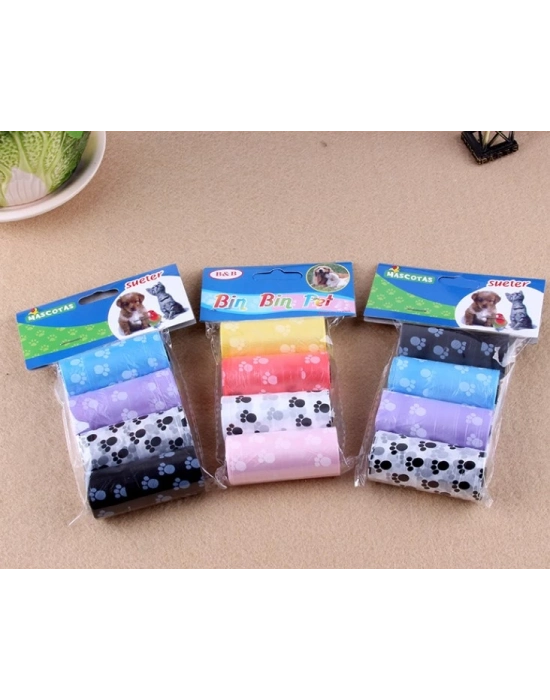 KÖPEK KAKA POŞETI 4LÜ SET