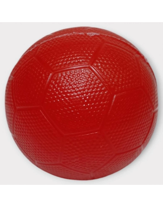 Köpek Oyuncağı - Plastik Düdüklü Top - Kırmızı