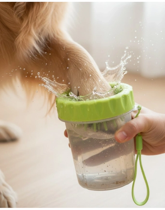 ® Köpek Pati Temizleyici Yıkama Kabı Halı ve Zemin Koruyucu