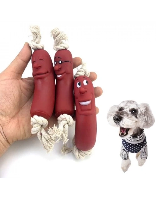Köpekler İçin Oyuncak Sosis