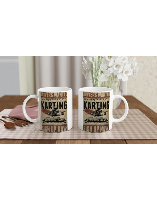 Kopervik Karting Yarışı Temalı Kupa Bardak