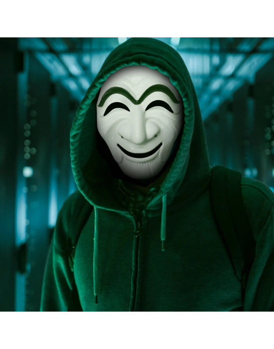 Koreli Hırsız Teatral Hahoe Maskesi - Dali Maskesi