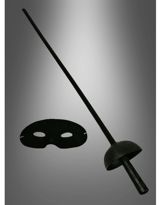 Kostüm Plastik Aksesuar Seti – Maske ve Kılıç (67 cm)