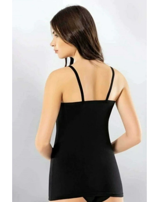 Kota Kadın İp Askılı Modelli Beyaz Atlet 6351