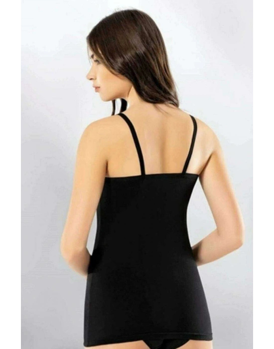 Kota Kadın İp Askılı Modelli Beyaz Atlet 6351