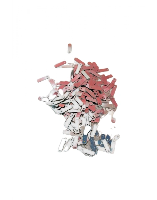 Koyu Pembe 15 x 5 mm Dantel Oya Yazma Halhal Abiye Lazer Kesim Pul 1000 adet / 40 gram