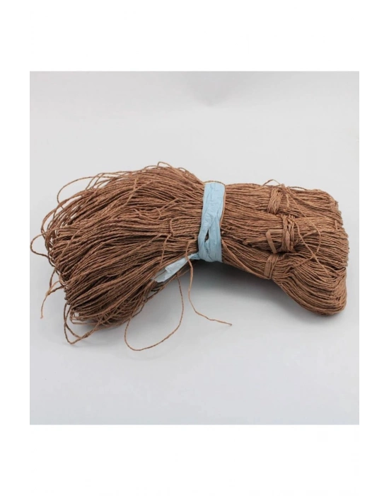 Koyu Taba Renk Çile Kağıt İp Çanta Ipi Supla Ipi  No:34 - (550-600 gr)