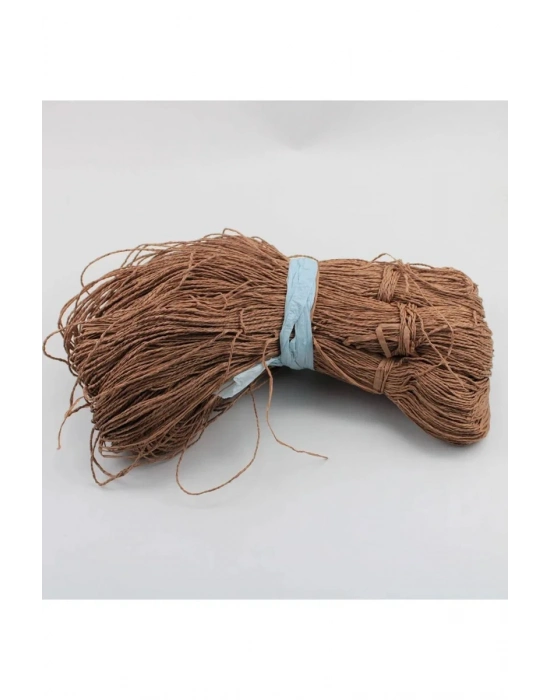 Koyu Taba Renk Çile Kağıt İp Çanta Ipi Supla Ipi  No:34 - (550-600 gr)