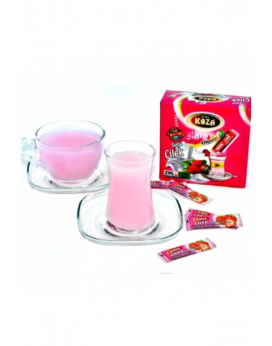 Koza Tek İçimlik Çilek Aromalı Toz İçecek 50li
