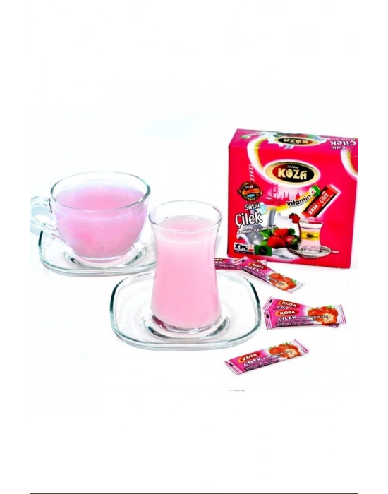 Koza Tek İçimlik Çilek Aromalı Toz İçecek 50li