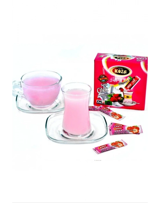 Koza Tek İçimlik Çilek Aromalı Toz İçecek 50li