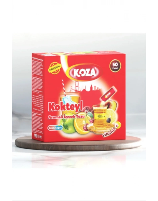 Koza Tek İçimlik Kokteyl Aromalı Toz İçecek 50li