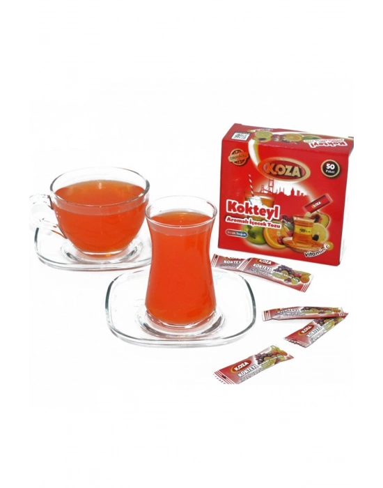 Koza Tek İçimlik Kokteyl Aromalı Toz İçecek 50li