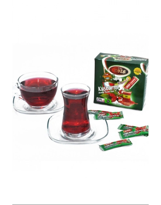 Koza Tek İçimlik Kuşburnu Aromalı Toz İçecek 50li