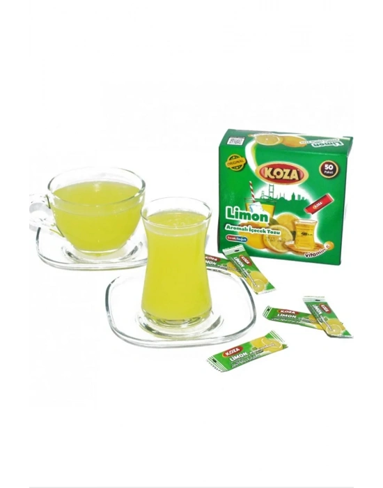Koza Tek İçimlik Limon Aromalı Toz İçecek 50li