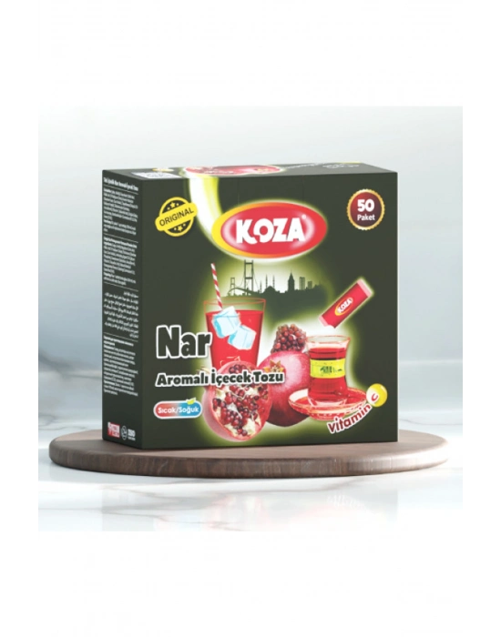 Koza Tek İçimlik Nar Aromalı Toz İçecek 50li