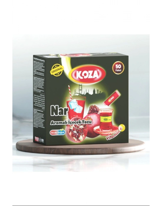Koza Tek İçimlik Nar Aromalı Toz İçecek 50li