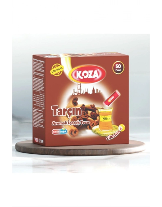 Koza Tek İçimlik Tarçın Aromalı Toz İçecek 50li