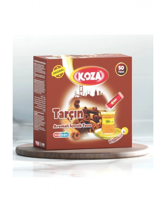 Koza Tek İçimlik Tarçın Aromalı Toz İçecek 50li