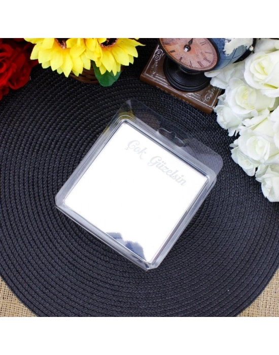 ® KR12169 ASORTİ FLOWERS MİNİ ÇİÇEK BUKETİ-KARE