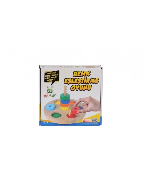 KR136 RENKLİ HALKA EŞLEŞTİRME OYUNU