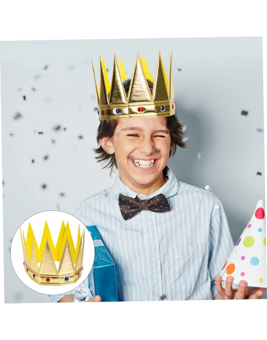 Kral Kraliyet Tacı Yetişkin Çocuk Uyumlu