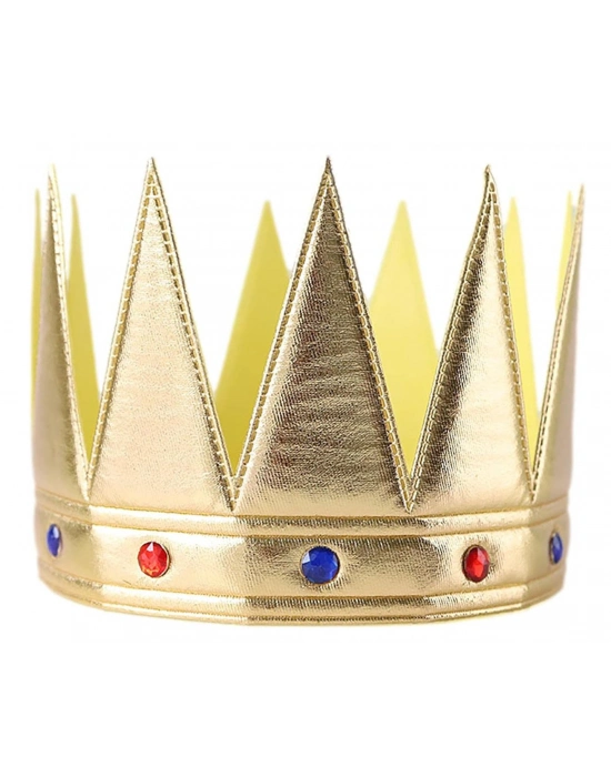 Kral Kraliyet Tacı Yetişkin Çocuk Uyumlu