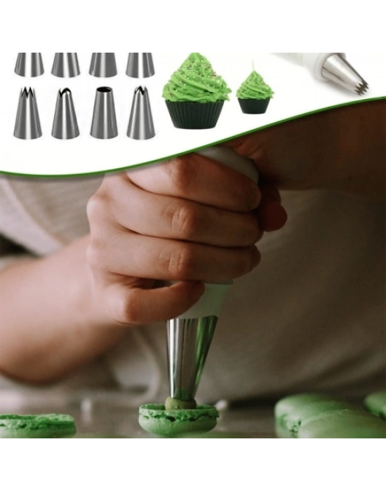 Krema Sıkma Seti 10 Parça