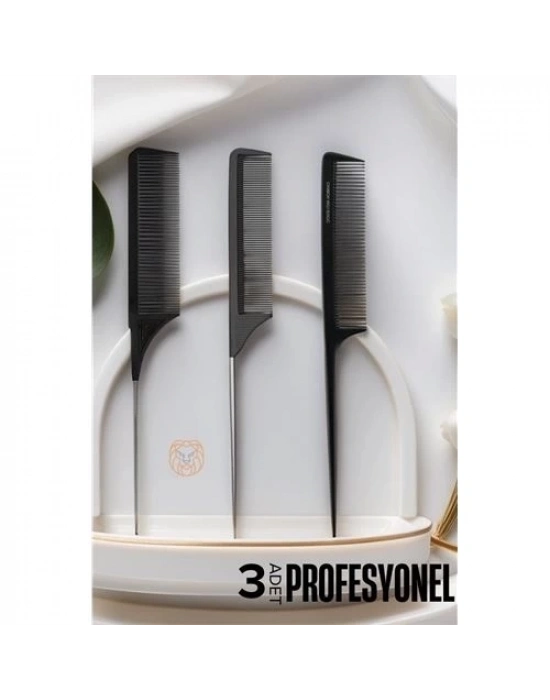 Krepe Boya Tarağı Profesyonel 3 lü Set