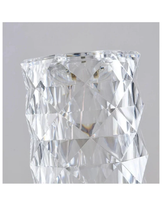 Kristal LED Kumandalı Ve Dokunmatik Masa Lambası