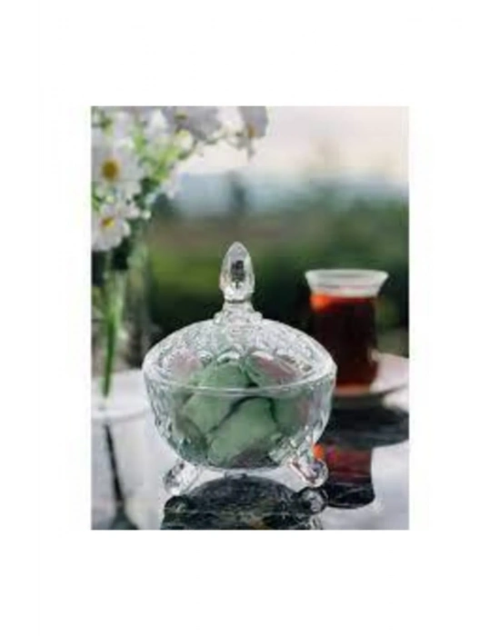 Kristal Şekerlik Desenli Ayaklı Royaleks-81196